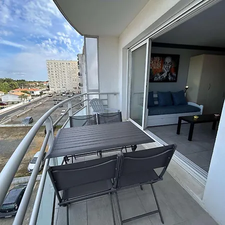 Lumineux Avec Grand Balcon A - 4 Couchages - Fr-1-224c-176 생장드몽